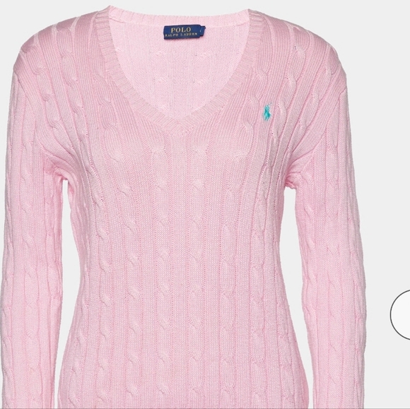 Polo Ralph Lauren Sweaters - Polo Ralph Lauren/Vintage/Cable Knit/Sweater/Pink/Small/Used/Excellent Condition